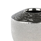 Vaas Aramberri Zilver 19x17 cm