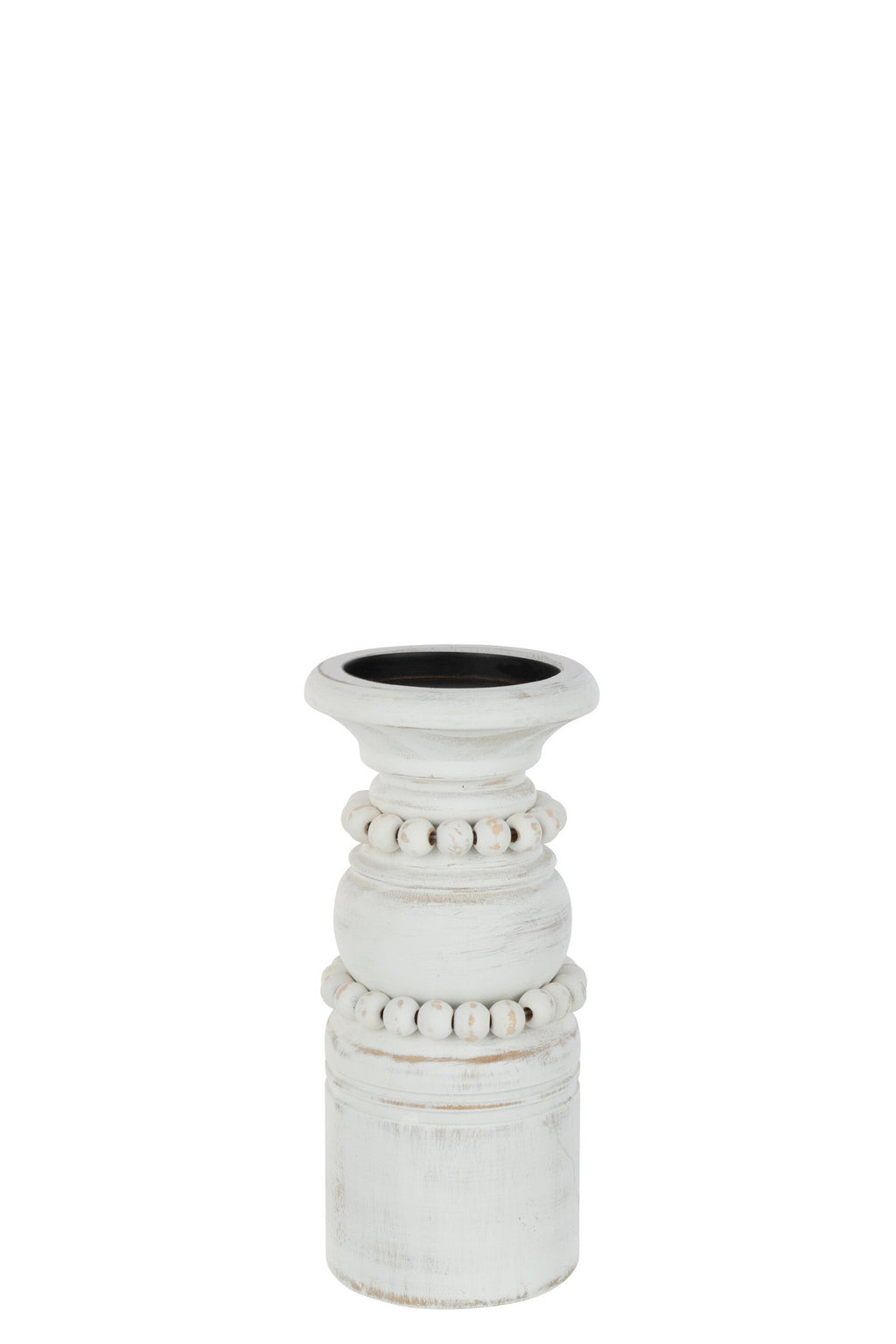 J-Line kaarshouder Pila - metaal - wit - large