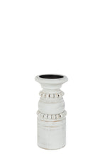 J-Line kaarshouder Pila - metaal - wit - large