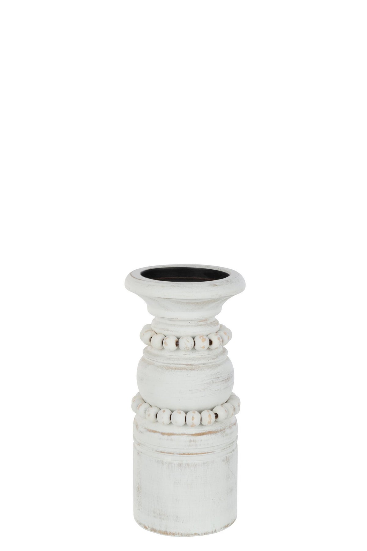 J-Line kaarshouder Pila - metaal - wit - large