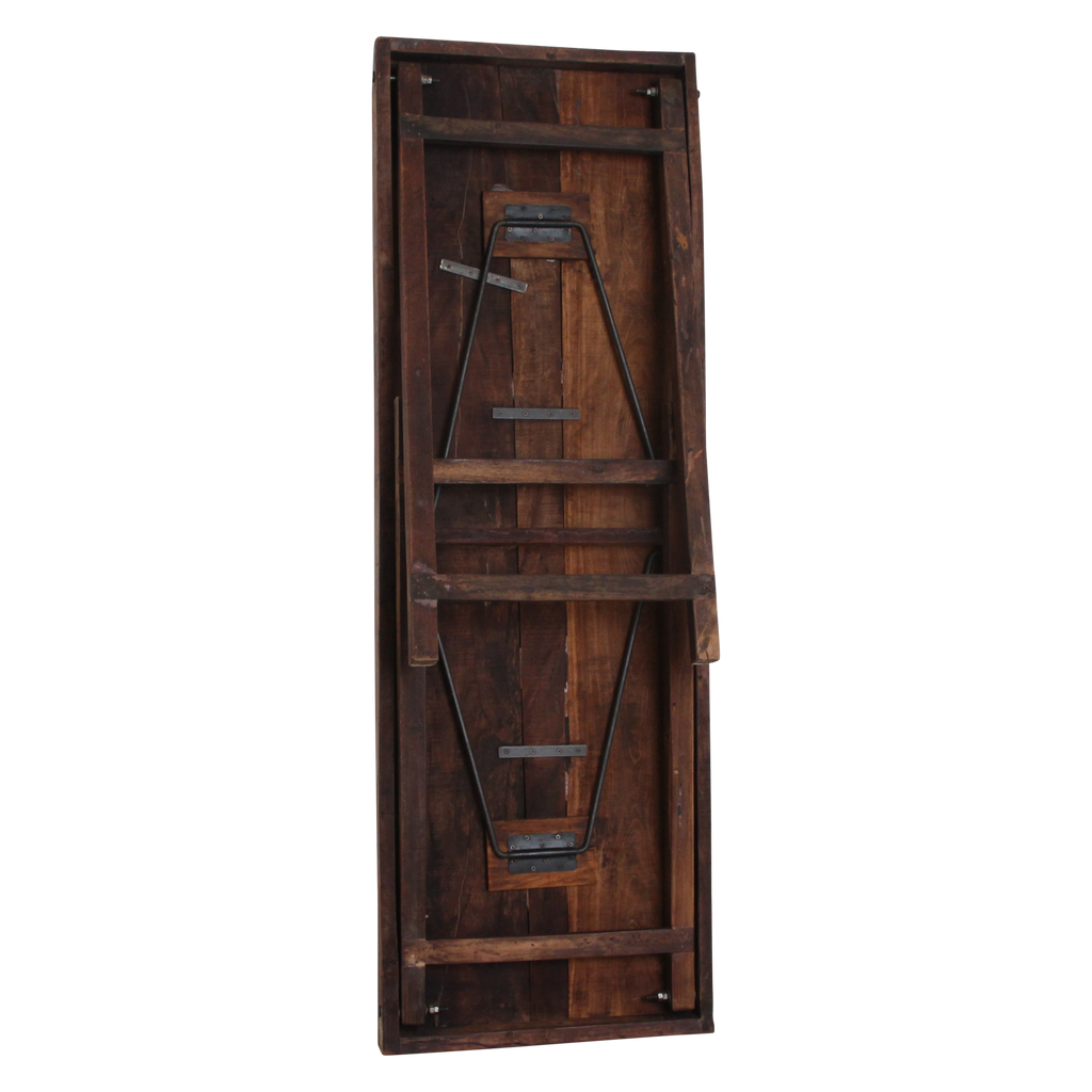 Markt bartafel bruin opklapbaar