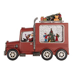 Kerstdecoratie met LED-verlichting en muziek Auto 28x10x21 cm / 3xAA Rood Kunststof