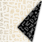 Typo Graphic - Rollen cadeaupapier - 10 stuks