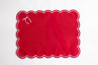 Rosie Sint-jakobsschelp Placemat met strik