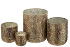J-Line geurkaars Luxuria - Cookie Crunch - glas - brons - XL - 120U