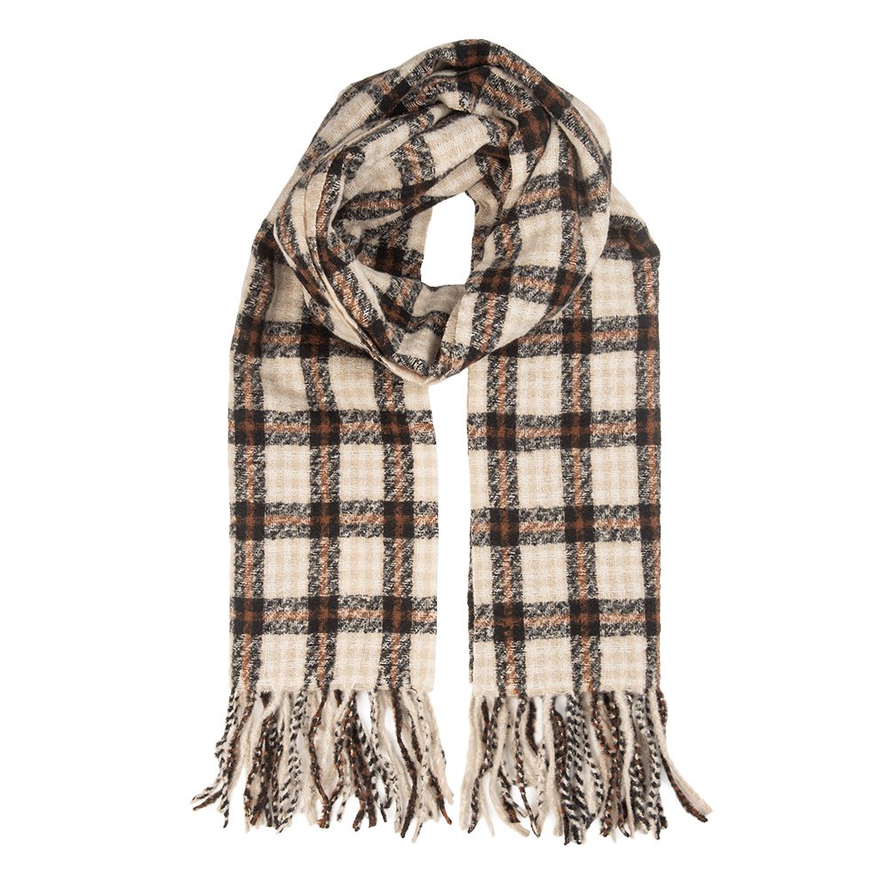 Wintersjaal Dames 50x210 cm Bruin Textiel