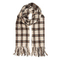 Wintersjaal Dames 50x210 cm Bruin Textiel