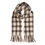 Wintersjaal Dames 50x210 cm Bruin Textiel