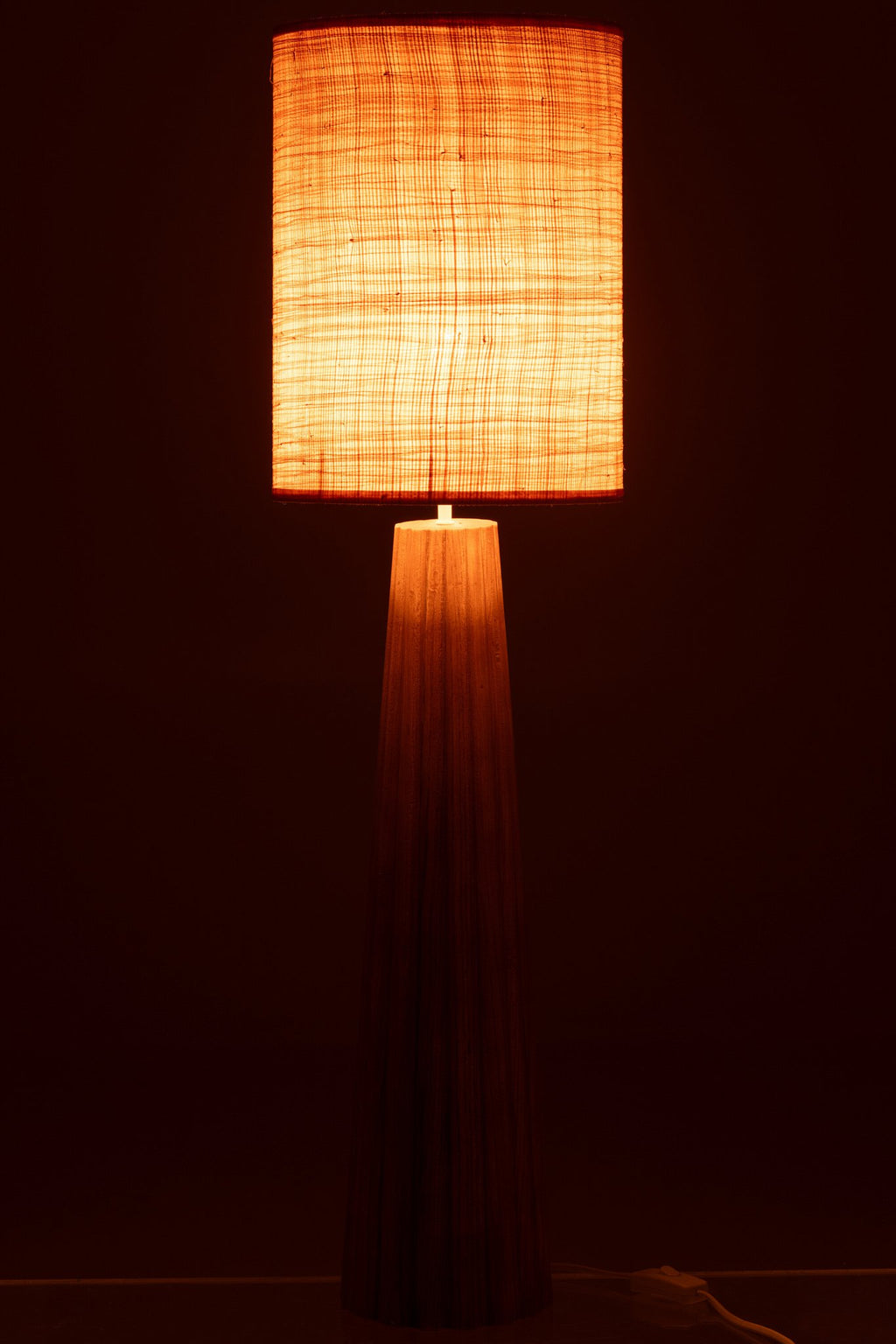 J-Line lamp Paraplu Ailanthus - hout - naturel - large