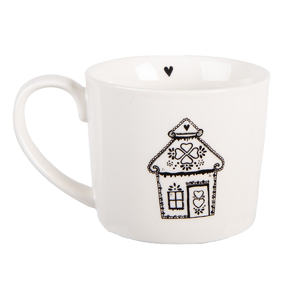Mok 275 ml met Porselein Gingerbread House