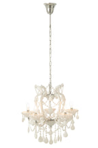 J-Line hanglamp Kandelaar Antiek - glas - wit