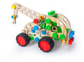 Constructieset Constructor Junior Takelwagen 3 in 1 van hout- 102 onderdelen
