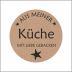 Etiket aus meiner kuche 250st