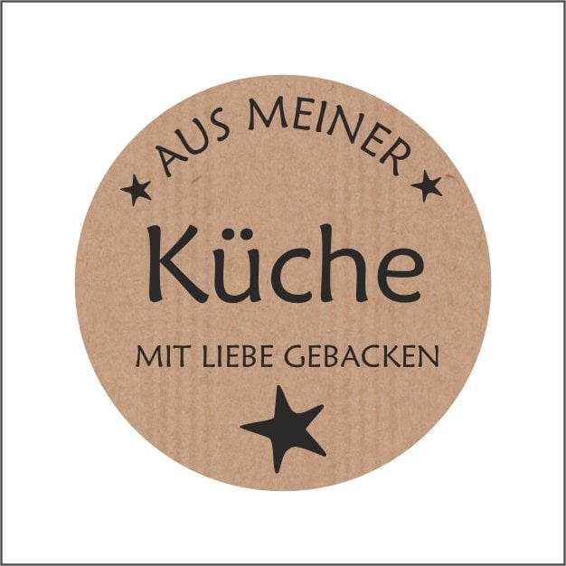 Etiket aus meiner kuche 250st