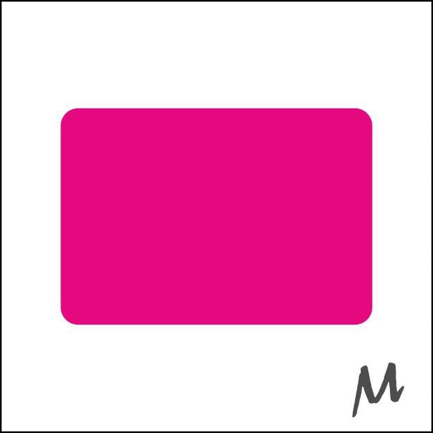 Blanco etiketten - 36x25mm - fluor pink- 1000 st