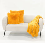 Nederlands decor Zaya - Cushion 45x45 cm gouden gloed - geel -ochre