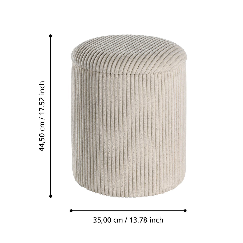 Hocker Vavatenina Crème 35x45 cm