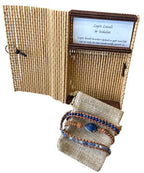 Dames wikkelarmband met Lapis Lazuli en Sodaliet