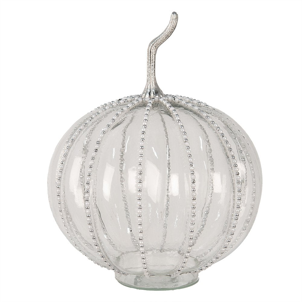Decoratie Pompoen Ø 25x33 cm Transparant Glas