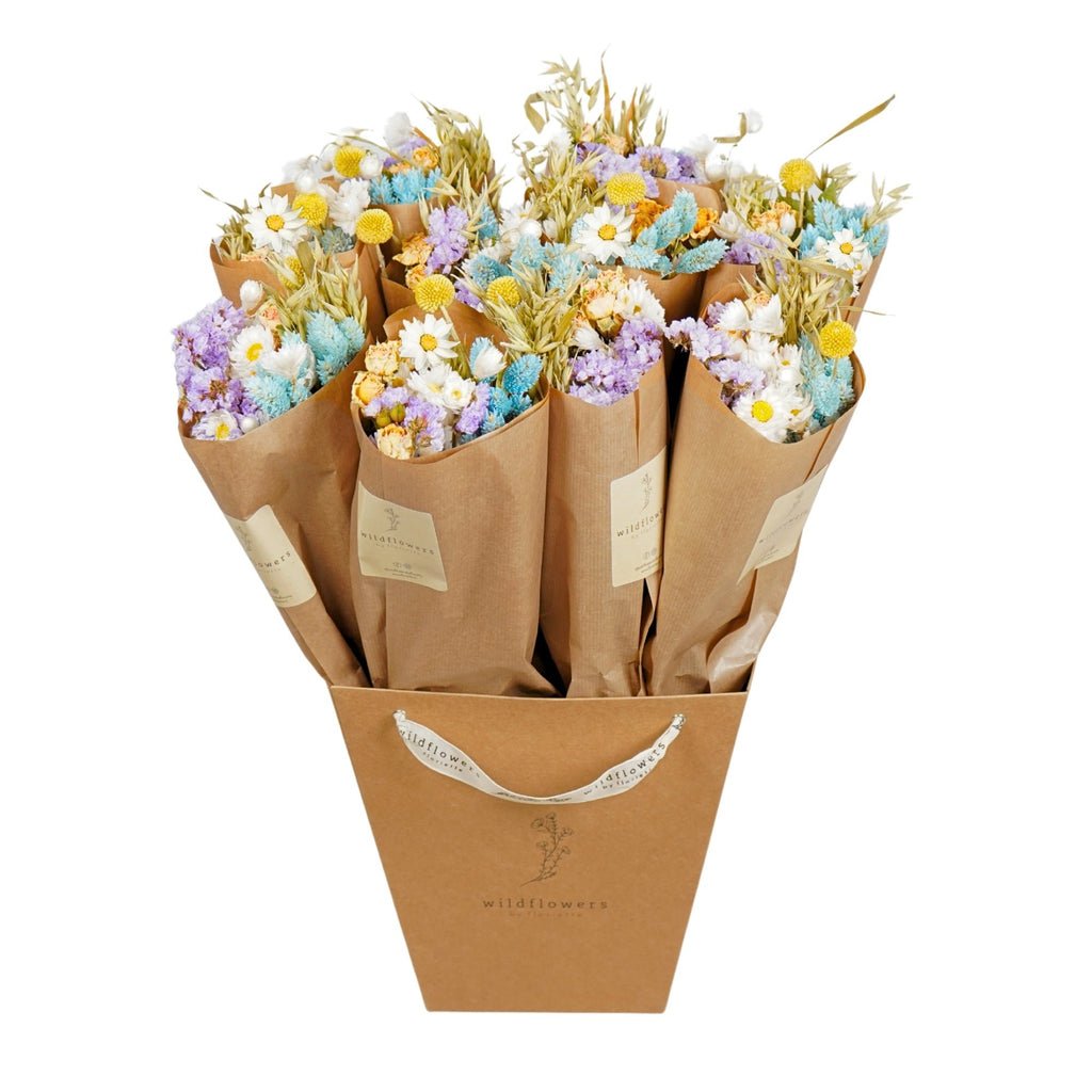 Gedroogde bloemenmarkt Meer - Pastel Delight