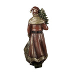 Kerstdecoratie Beeld Kerstman 24x17x47 cm Rood Kunststof