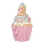 Decoratie Beeld Cupcake Ø 9x16 cm Roze Kunststof