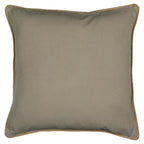 Kussen beige met jute bies 55x55cm*
