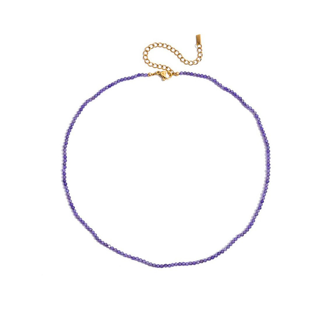Louiz Amethist Ketting Kraaltjes