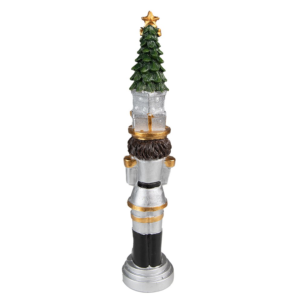 Decoratie notenkraker 5x5x25 cm