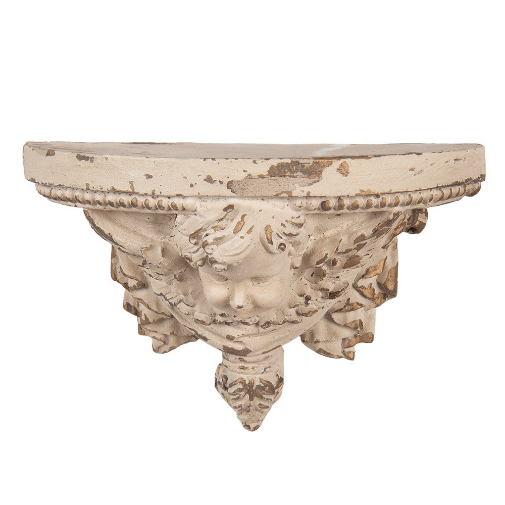 Wanddecoratie 33x14x21 cm Beige Keramisch materiaal