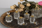 Parfum Flesje 4x4x7 cm Glas Decoratie Flesje