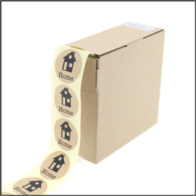 Home - Wens etiket - rol van 500 stuks