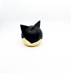 Verdeelde gouden piggy bank