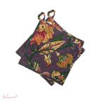Pannenlappen Linde Purple, set of 2