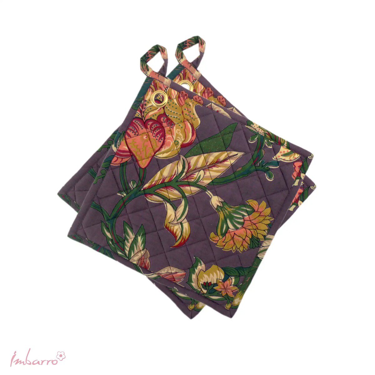 Pannenlappen Linde Purple, set of 2