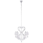 Kroonluchter Ø 70x78/200 cm Wit Metaal Hanglamp