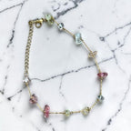 Enkel-/armbandje met split steentjes