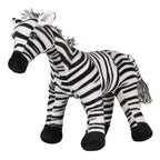 Deurstopper Zebra 37x13x30 cm Zwart Wit Polyester Deurklem