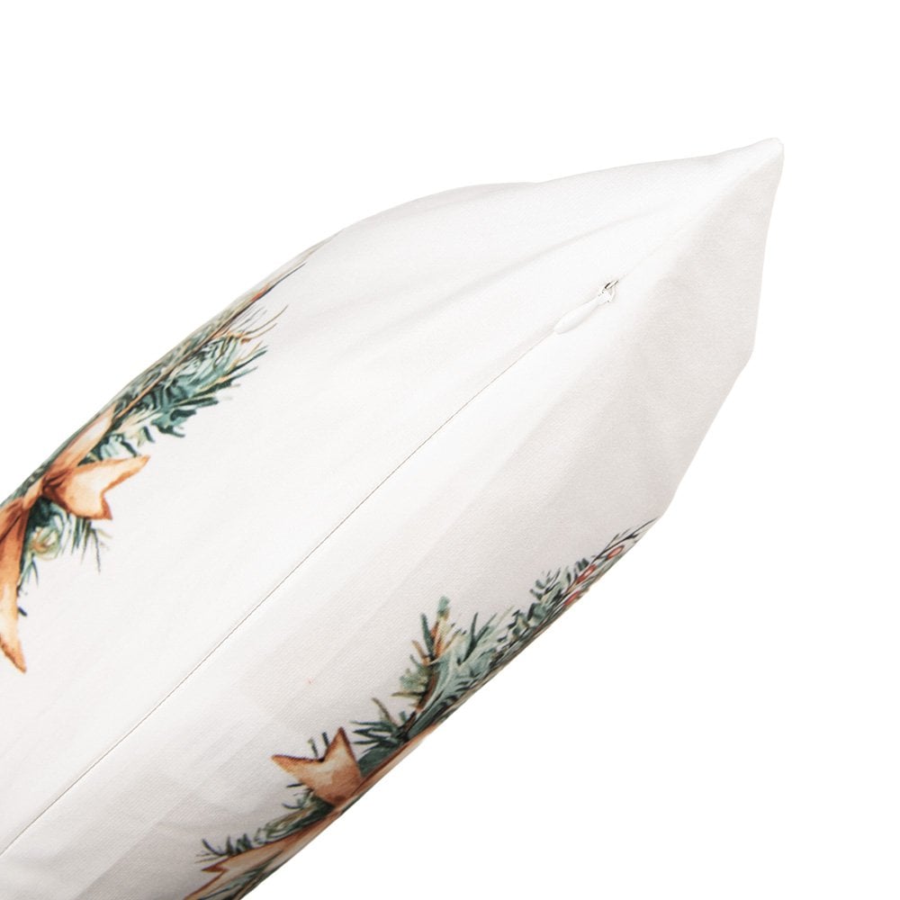 Kussenhoes 45x45 cm Wit Polyester
