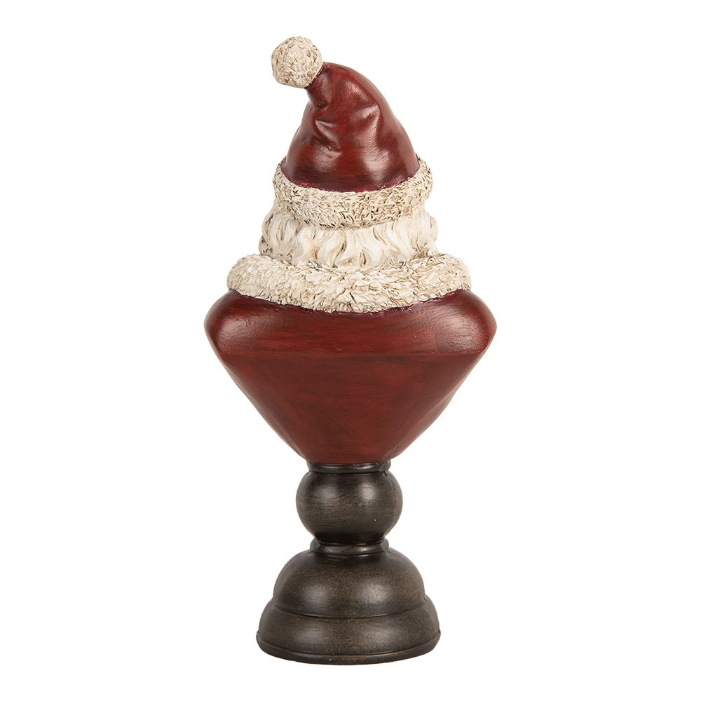 Kerstdecoratie Beeld Kerstman 11x8x22 cm Rood Kunststof