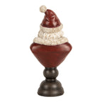 Kerstdecoratie Beeld Kerstman 11x8x22 cm Rood Kunststof