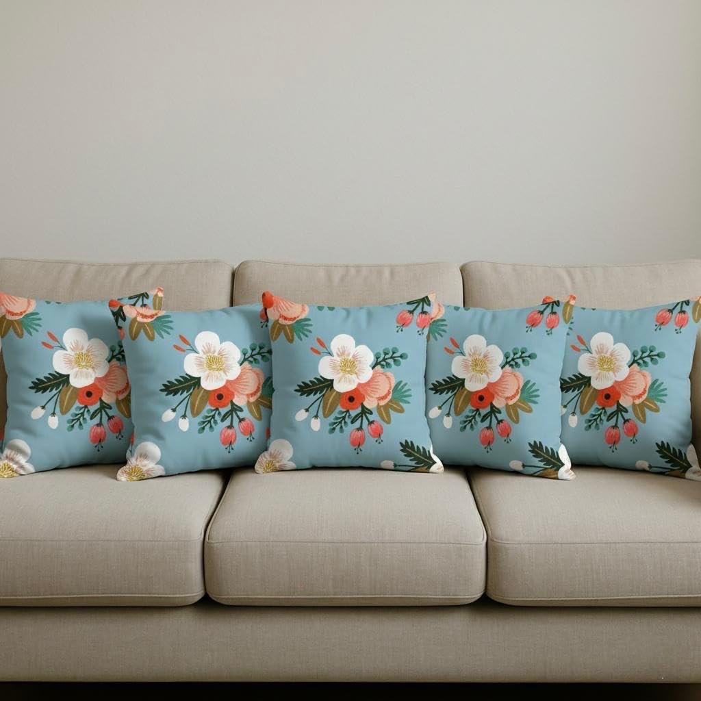 Fluwelen kussenhoes – decoratieve kussenslopen – bedrukt polyester fluweel – 20 x 20 inch, set van 3