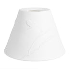 Hanglampenkap Ø 15x10 cm Wit Porselein Vogels op Takken