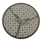 Bistroset Bistrotafel Bistrostoel 3-delig Ø 60x70 / 50x40x93 cm Groen Metaal