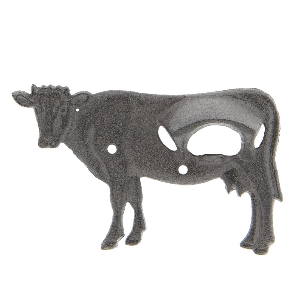 Flesopener 16x3x10 cm Bruin IJzer Koe Bieropener