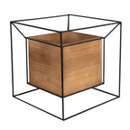 Plantenstandaard 26x26x26cm Zwart IJzer Bloempot