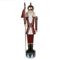 Kerstdecoratie Beld Notenkraker 67x41x203 cm Rood metaal