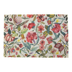 Deurmat Zara bloemen 75x50cm