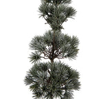 Mini Kunstkerstboom 14x14x60 cm Groen Hout