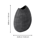 Vaas Shiguhe Zilver 26x13x28 cm